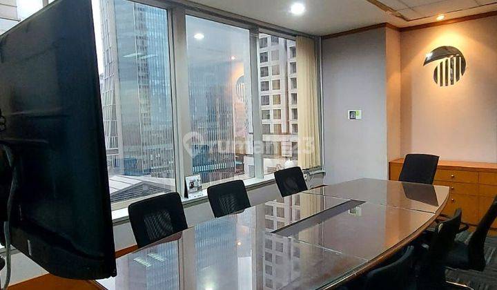 Ruang Kantor Full Furnished Siap Pakai. Akses Sudirman, SCBD, Senayan. Dekat MRT. 1