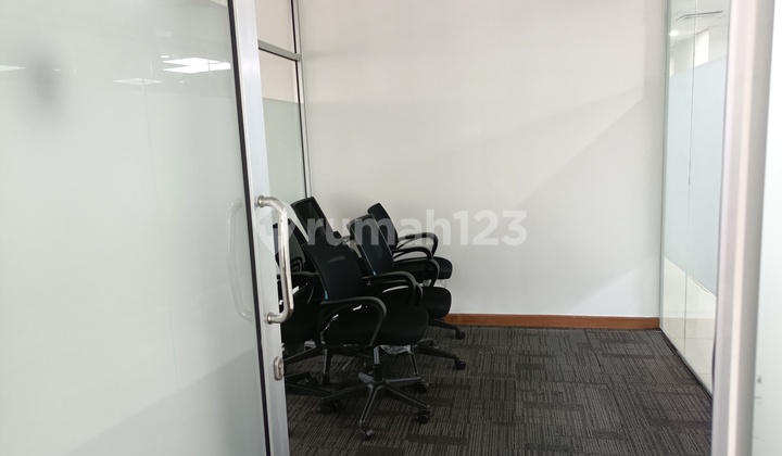 Semi-Furnished Office Space. Affordable Price. In Front of Transjakarta Bus Stop.