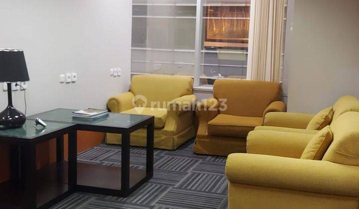 Ruang Kantor Full Furnished Siap Pakai. Akses Sudirman, SCBD, Senayan. Dekat MRT. 2