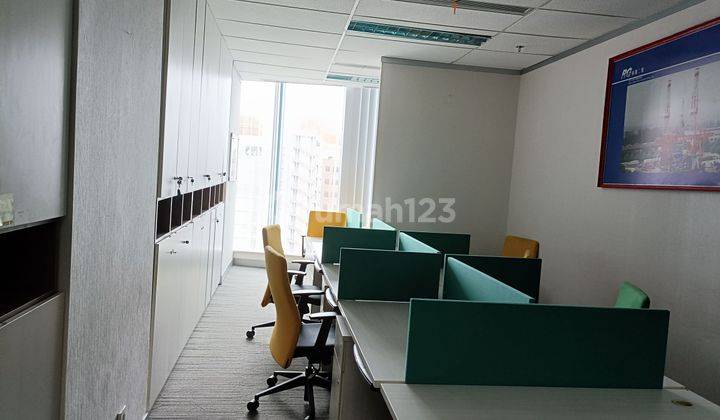 Ruang Kantor Full Furnished Bagus Siap Pakai Bebas Ganjil Genap. Free Overtime  1