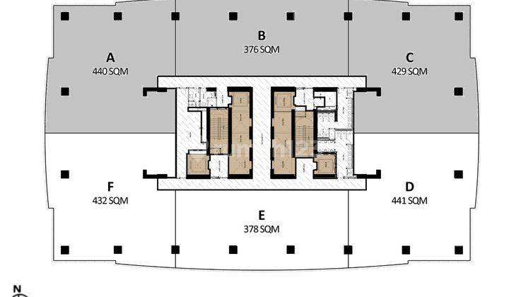 District 8 Office SCBD Sudirman 1.251 Sqm High Zone 2