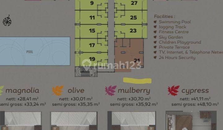 Dijual Apartment Baru Gallery Ciumbuluit 3 Gca3   Studio  L 35 M2 1