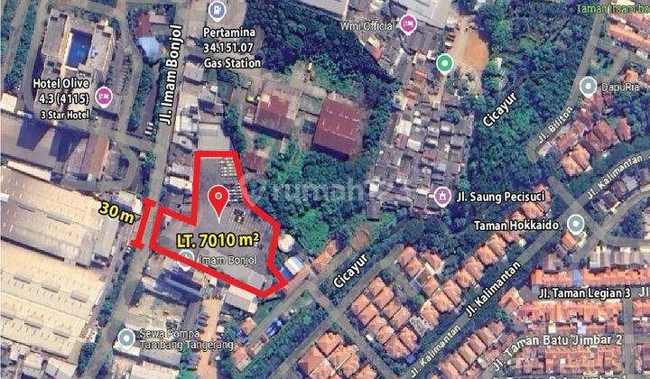 Disewakan/ Dijual Tanah+gudang Bagus Ex Mobil Di Karawaci 1
