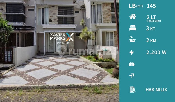 Villa 2 Lantai+Basement Full Furnished di Panderman Hills Batu