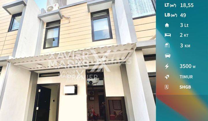 Rumah Furnished Konsep Landed Apartemen Mhouse Araya 1