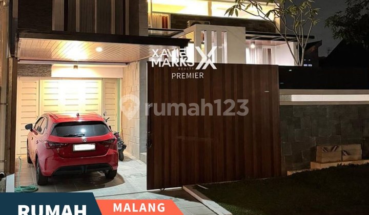 Rumah Kondisi Baru Semi Furnish Design Modern di Araya Golf Malang