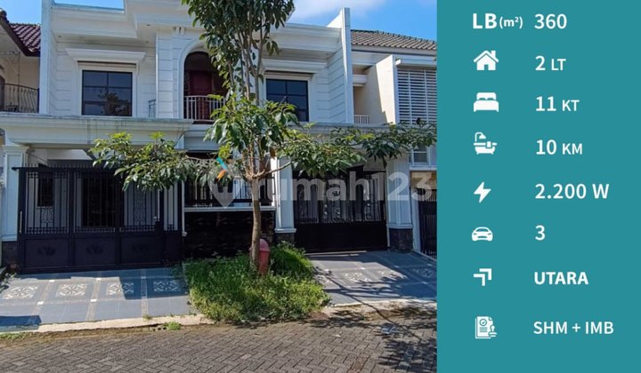 Rumah Desain Klasik di Araya Golf, Malang Cocok untuk Usaha Kost Rumah Desain Klasik di Araya Golf, Malang Cocok untuk Usaha Kost