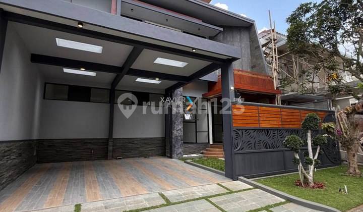 Rumah Modern Kondisi Baru Gress di Cluster Nieuw Indie Araya, Blimbing Kota Malang