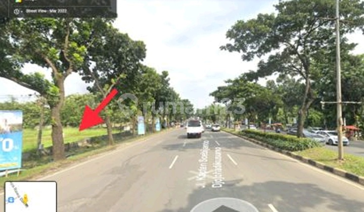 Tanah Luas di Serpong Pinggir Raya Dekat Tol