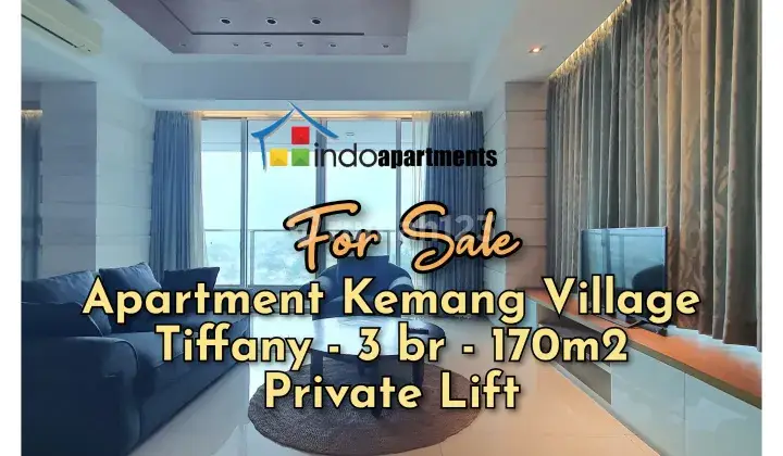 Dijual Apartment Kemang Village Tower Tiffany 3 Kamar 1