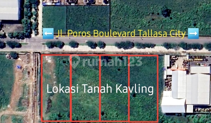 DIJUAL TANAH KAVLING KOMERSIL DI KAWASAN TALLASA CITY TAMALANREA 1