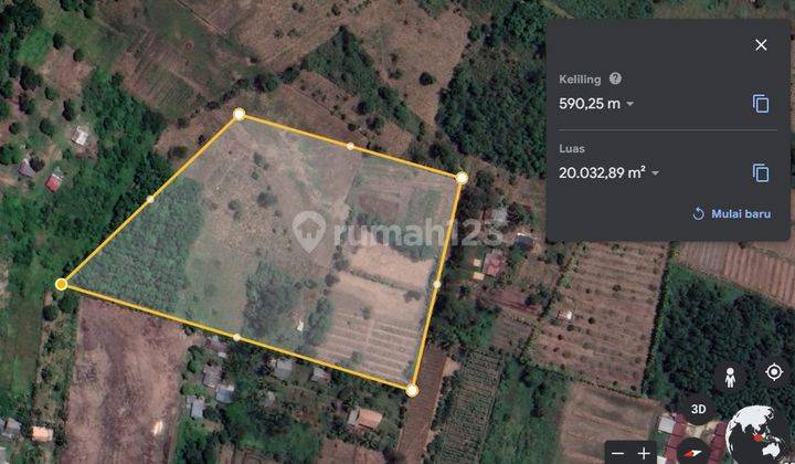 Dijual Tanah 2 Hektar Cocok di Bangun Perumahan 2