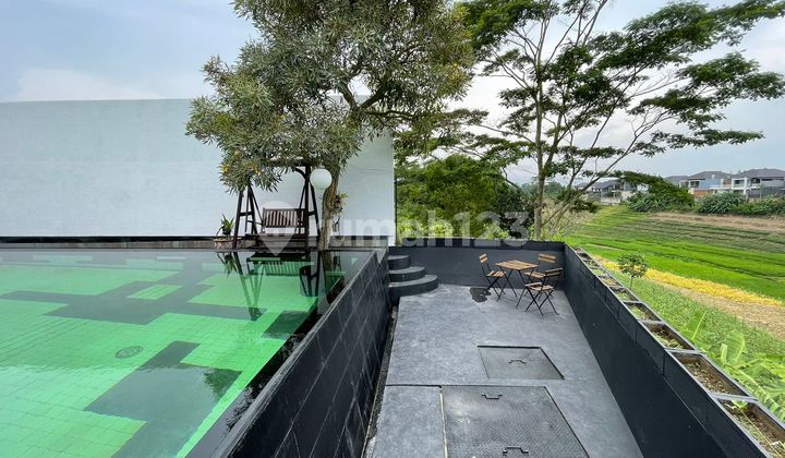 Rumah Kbp/kotabaru Parahyangan Swim Pool Dng Sunset Kota Bandung 2