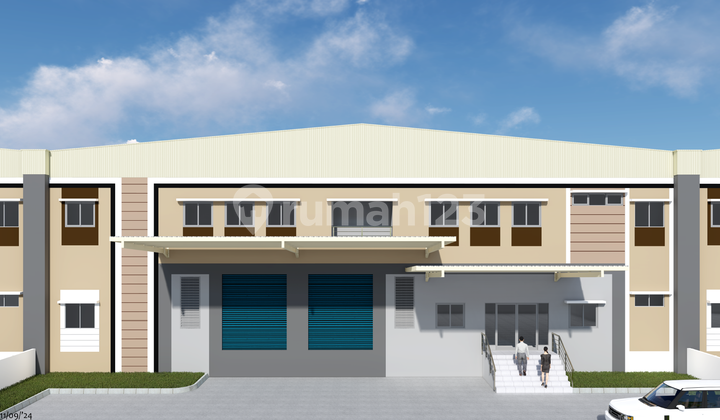 Gudang Industri Baru ada loading dock di Delta Silicon 5 Cikarang