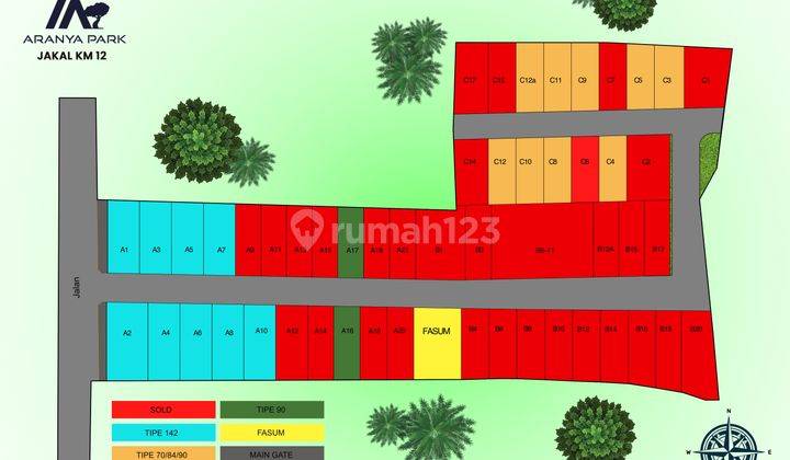 Rumah Dijual Cluster Aranya Park Di Ngaglik Sleman 600 Jutaan 7