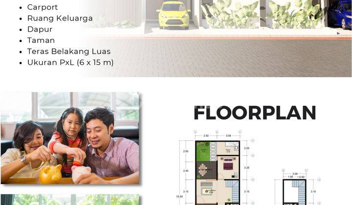 Rumah Dijual Cluster Aranya Park Di Ngaglik Sleman 600 Jutaan 8