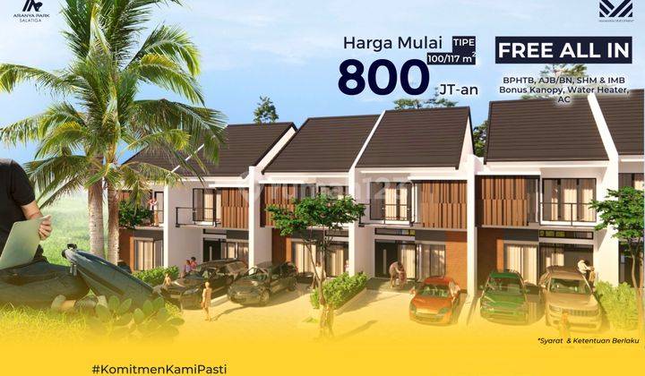 Rumah 2 Lantai Baru Unfurnished SHM di Jalan Diponegoro, Salatiga 1