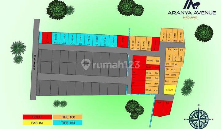 Rumah 2 Lantai Siap Bangun Unfurnished di Jalan Raya Tajem Sleman 10
