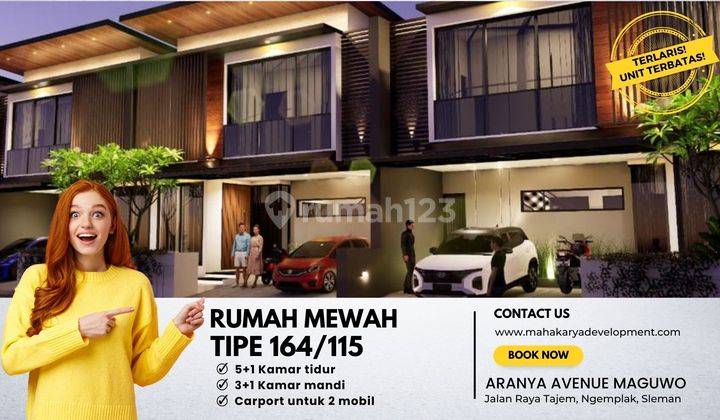 Hunian Mewah 2 Lantai Dalam Cluster One di Jalan Tajem Sleman 1