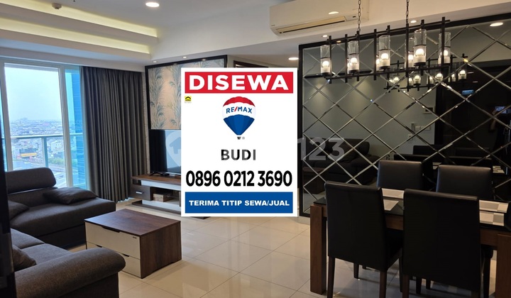 Disewakan Apartemen Kensington Kelapa Gading Furnish 2 Kt 1 Tk LB 96 M2 Lantai 12