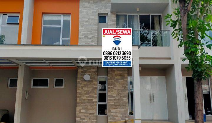 Disewakan atau dijual rumah cluster 2tk 8 x 12,5 4 KT furnish sedayu city kelapa gading cakep 1