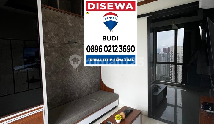For Rent: The Mansion Kemayoran Apartment, 31 m², 1 Bedroom, 35th Floor, Furnished