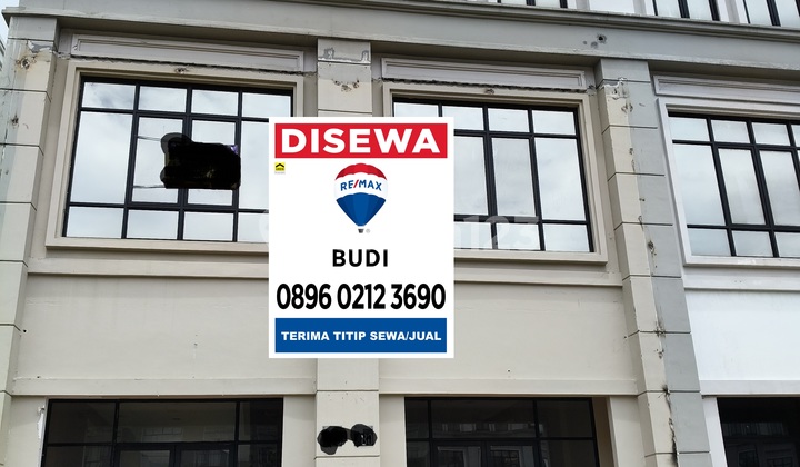 Disewakan Ruko Sedayu City Kelapa Gading 2 Muka Gandeng Badan-Hook 4 Tk 4,5 X 18 Boleh Satuan Habis Dicat Ulang