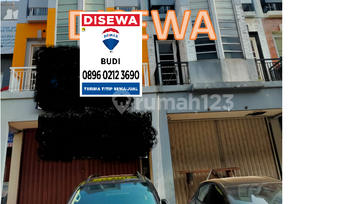 Disewa Ruko Gading Park View Kelapa Gading Timur Lantai 2-3 Saja Ada ac 4 U LT 5 X 14