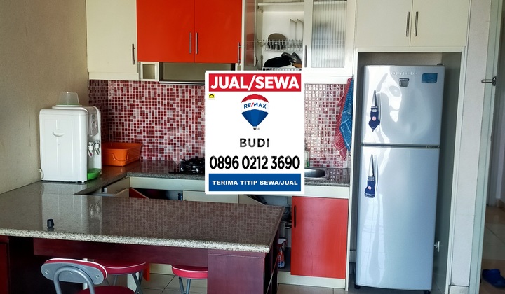 For Rent or Sale City Home Moi Apartment Kelapa Gading Santa Monica Furnished 2 Bedrooms LB 45 M2 Floor 23 View Moi