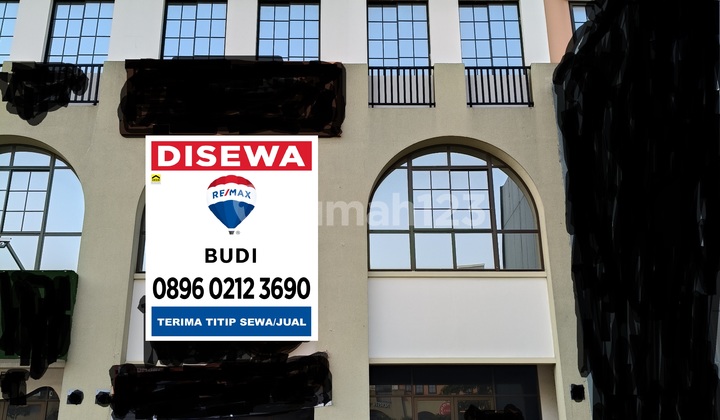For rent: Sedayu City Kelapa Gading shop house, 4th floor only, land size 4.5 x 15, strategic location.