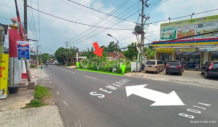 DIJUAL
Tanah pinggir jalan raya Cangkiran Mijen  1