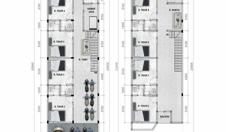 Dijual Rumah Kost Baru Dekat Al Azhar Dan Undip Di Jl Tirtoagung 2 Lantai Shm Baru 2