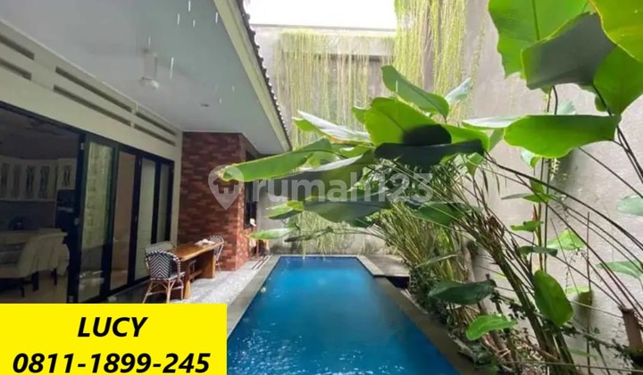 Rumah Furnished dg Swimming Pool di Kebayoran Baru 16724FN 0811189xxxx Rumah Furnished dg Swimming Pool di Kebayoran Baru 16724FN 0811189xxxx