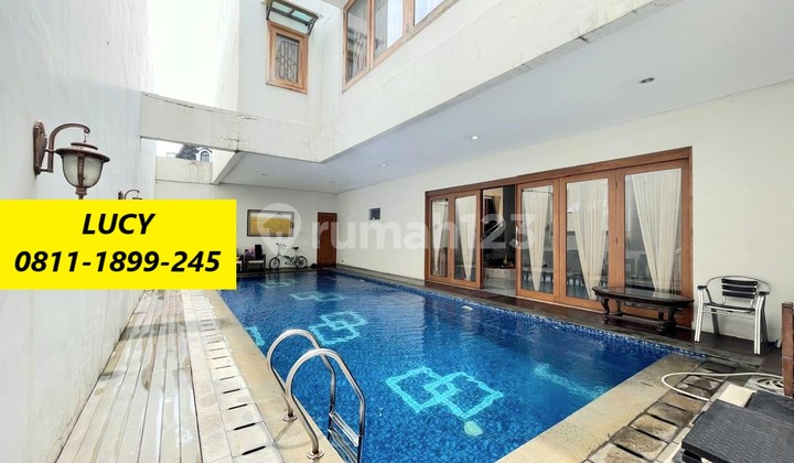 Rumah 2 Lantai Mewah dg Swimming Pool di Bintaro 17001-CW 0811189xxxx