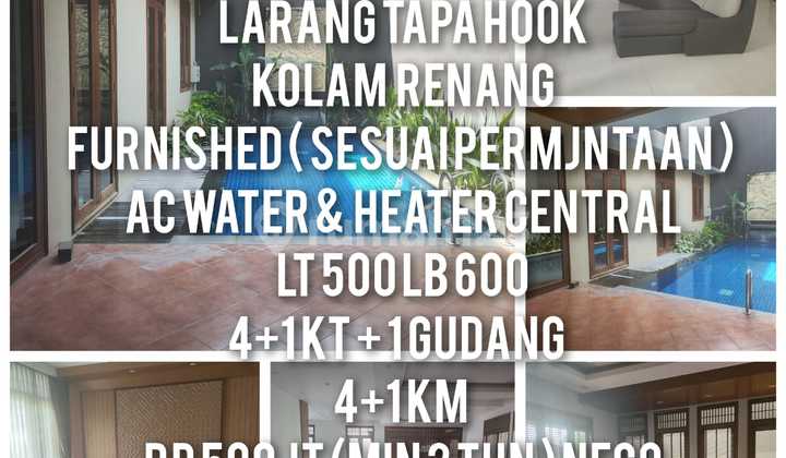 Sewakan Rumah Hoek Full Furnish + Pool Di Larangtapa Kota Baru Parahyangan Bandung 2