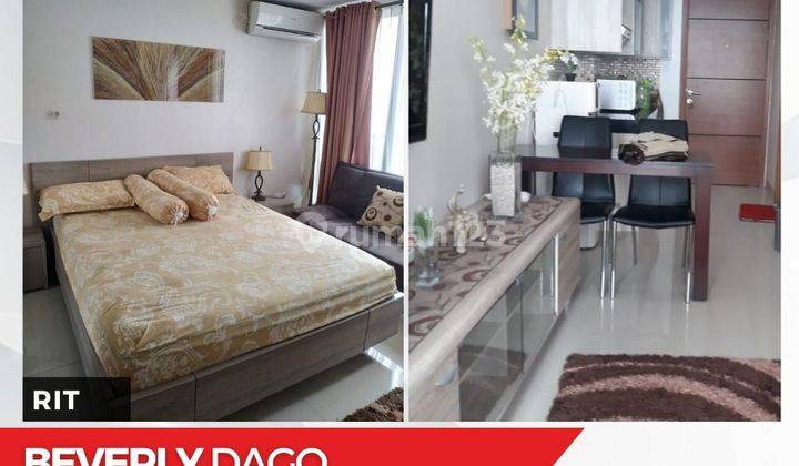 SANGAT MENARIK FULL FURNISH 1 BR DI Beverly Dago Apartement BANDUNG 1