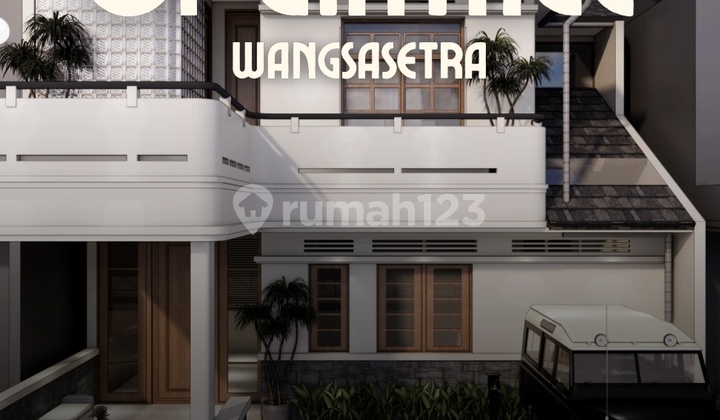 Rumah dengan Konsep Bandung Tempo Dulu Design Elegan Full Furnish di Tatar Wangsakerta Kota Baru Parahyangan Bandung
