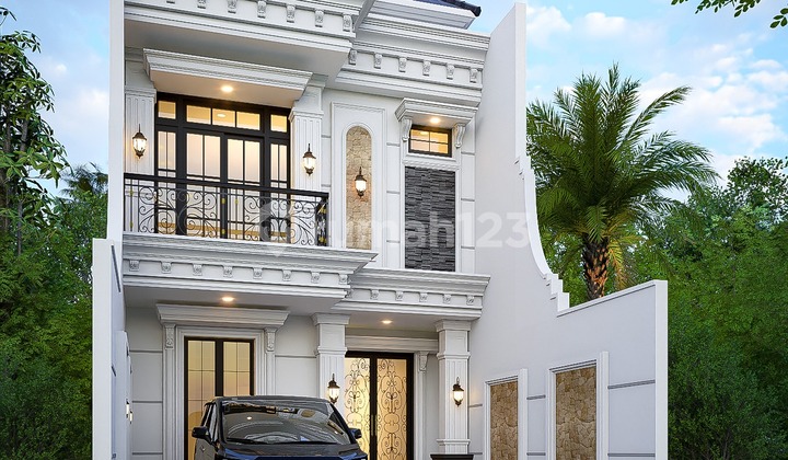 Rumah Mewah Dalam Cluster Dekat Stasiun Lenteng Agung. Jaksel