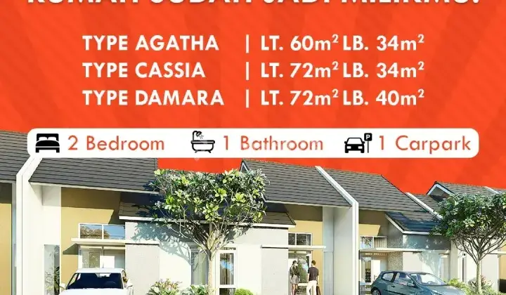 Dijual rumah cantik dalam komplek savanna sumatera daerah jalan jamin Ginting  9