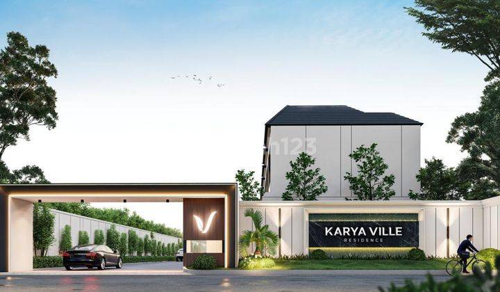 Rumah Bagus 2 Lantai SHM Medan Johor Dalam Komplek 1