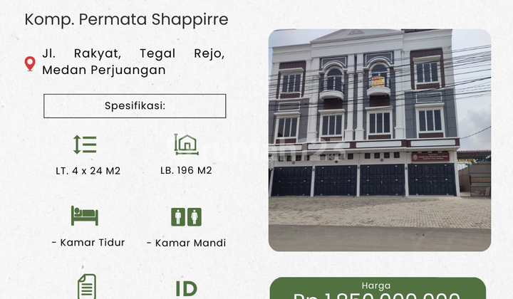 Ruko 3.5 Lantai Cocok untuk Usaha Didaerah Krakatau  8