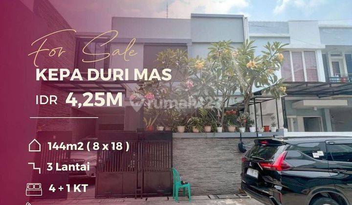 Jual Rumah Rapi Siap Huni Kepa Duri Mas Jakbar  1