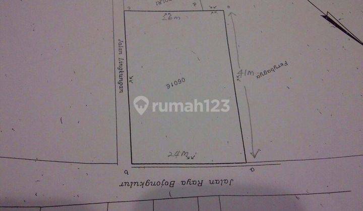 Kavling Di Jalan Raya, Luas 1046 m² SHM - Bojong Kulur 11