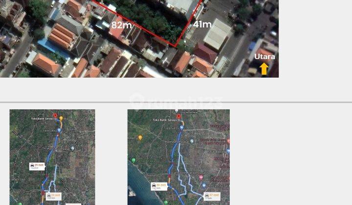 Lahan Hook Pinggir Jalan Utama, Lokasi Strategis di Badung, Kuta - Bali, Dijual 2