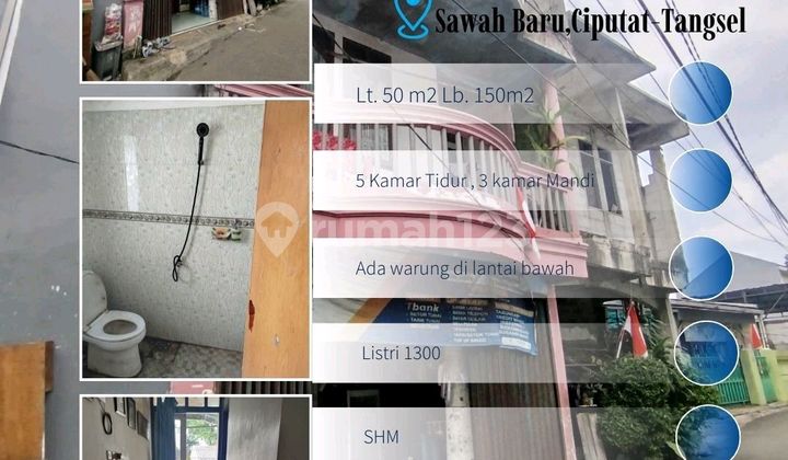 For Sale New Rice Field House Ciputat Tangsel 1