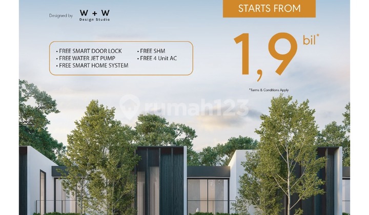 Rumah Cantik Bergaya Modern Minimalis di Rempoa 