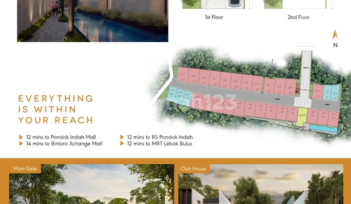 Rumah Cantik Bergaya Modern Minimalis di Rempoa  2