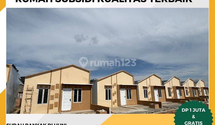 Rumah Subsidi Dekat Poltek Unsri Kertapati 1