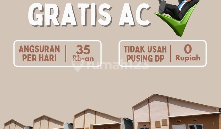 Rumah tipe 36 promo DP 500 rb dekat citraland dan poltek Unsri 1