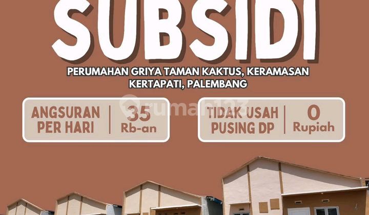 Rumah Subisi Tipe 36 Dekat Poltek Kertapati 1